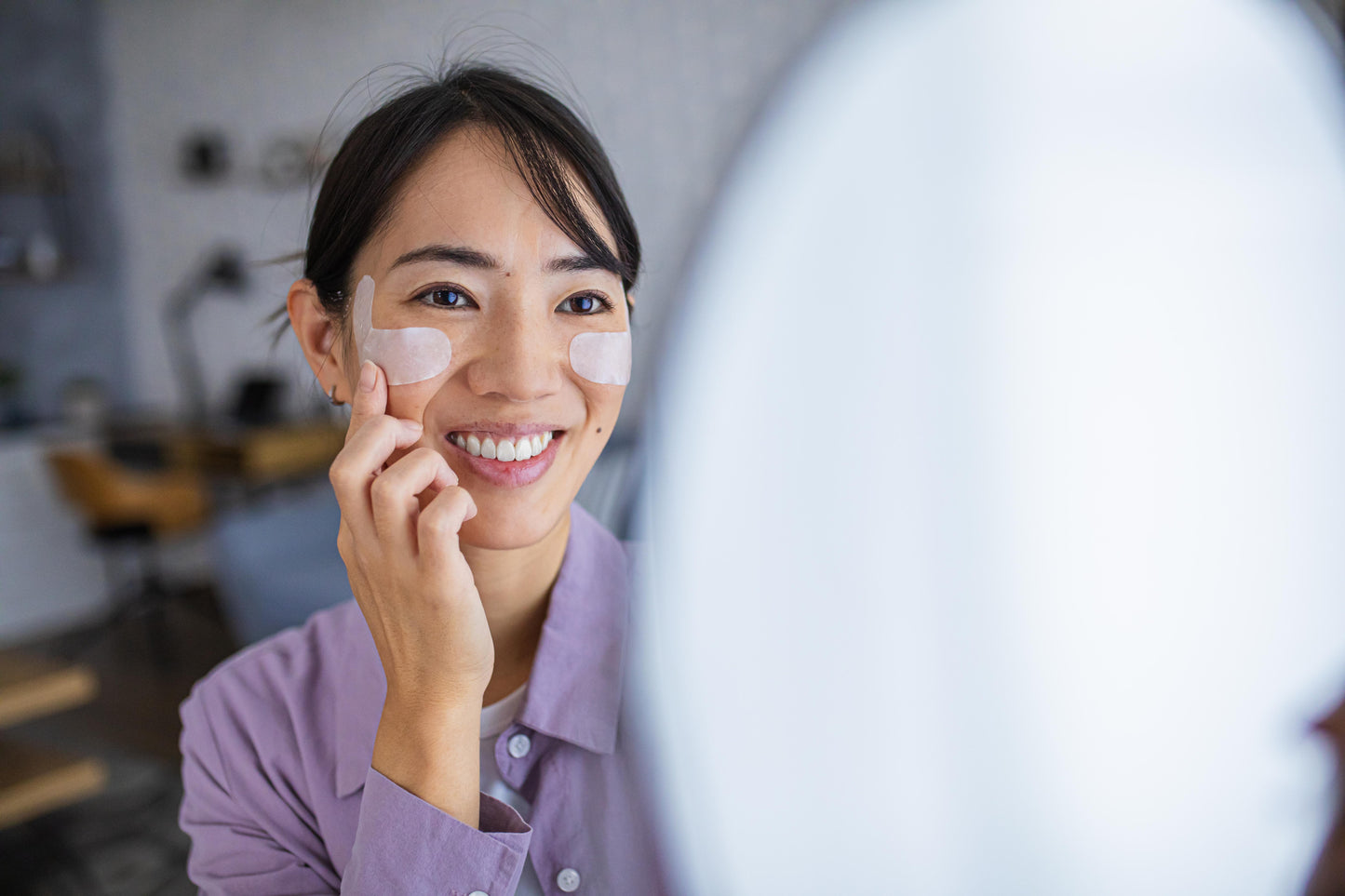 GlowNight™ Patch Occhi in Silicone Riutilizzabili